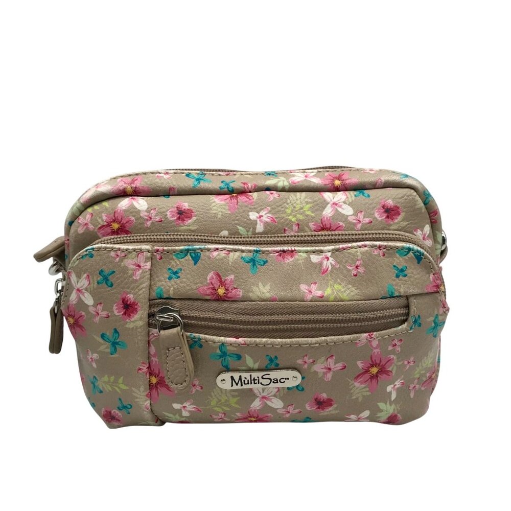 Multisac Multi Color Faux Leather  Women's Dynamic Mini Crossbody Bag